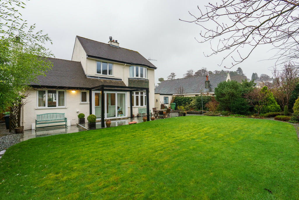 Rear garden and p...