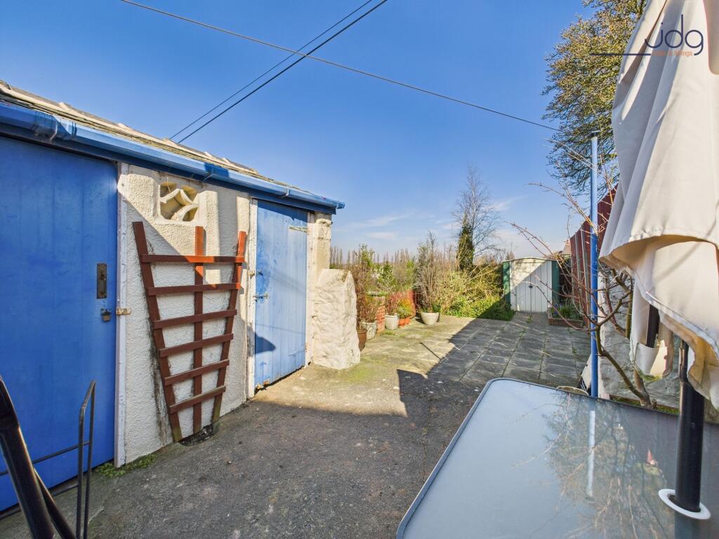 Rear of the property