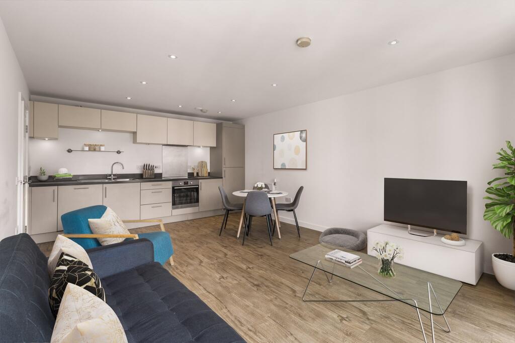 Experience stylish living in this thoughtfully designed open-plan space.