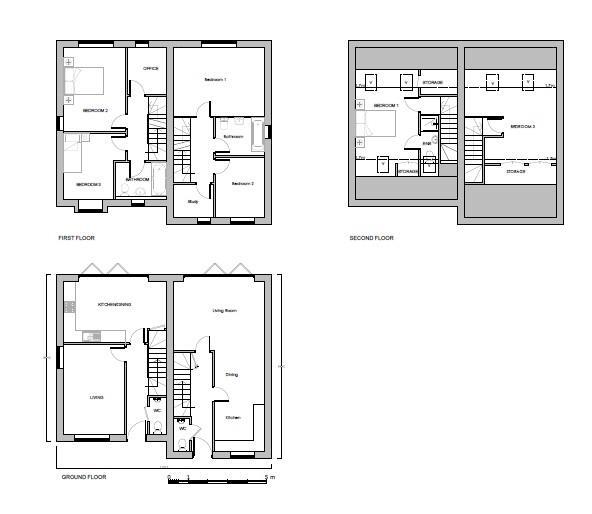FLOORPLAN  - 4 DWELLINGS