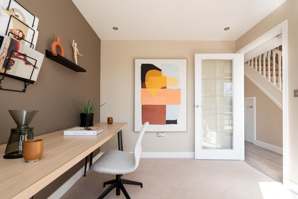 Work from home in the dedicated home office