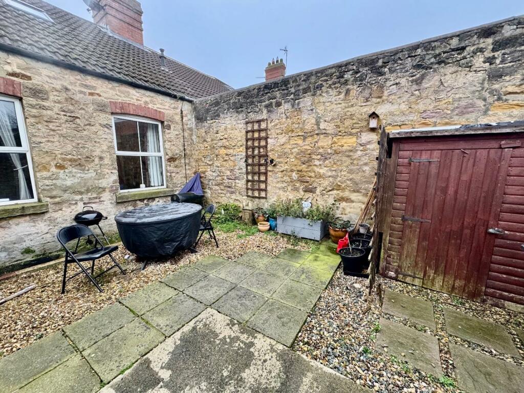 Rear courtyard