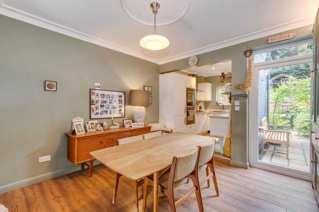 KITCHEN, DINER AND LIVING ROOM