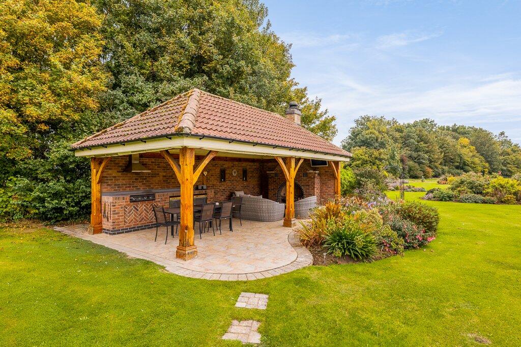 Covered Bbq Area