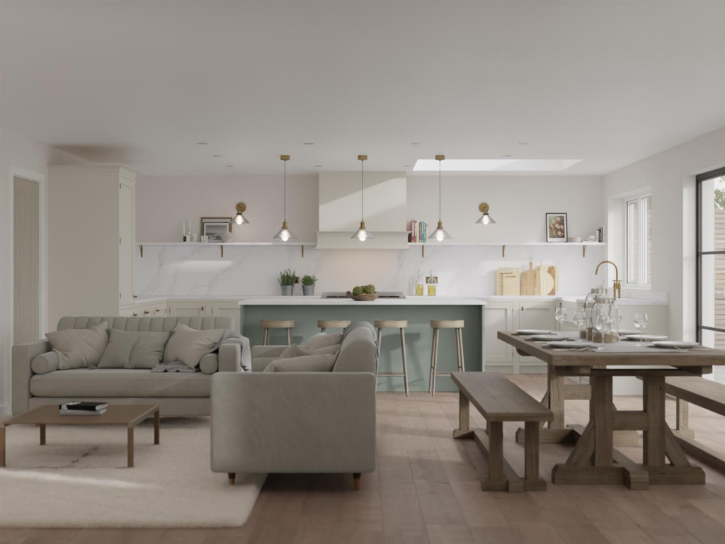 Kitchen Living - CGI