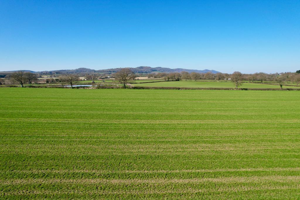 Surrounding fields &amp; views to Malvern