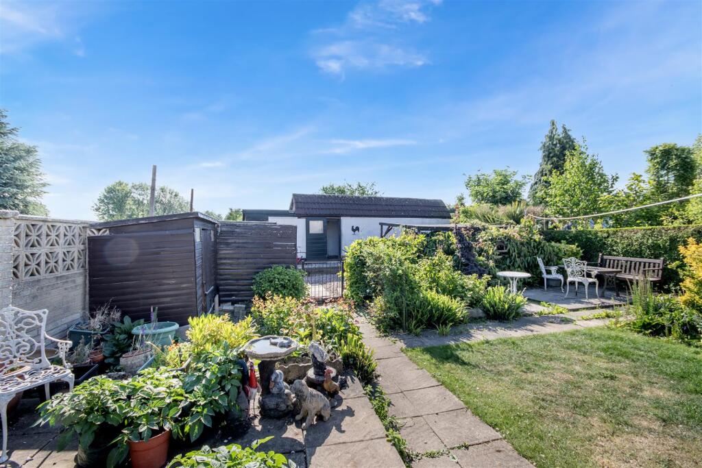 Garden and outbuildings