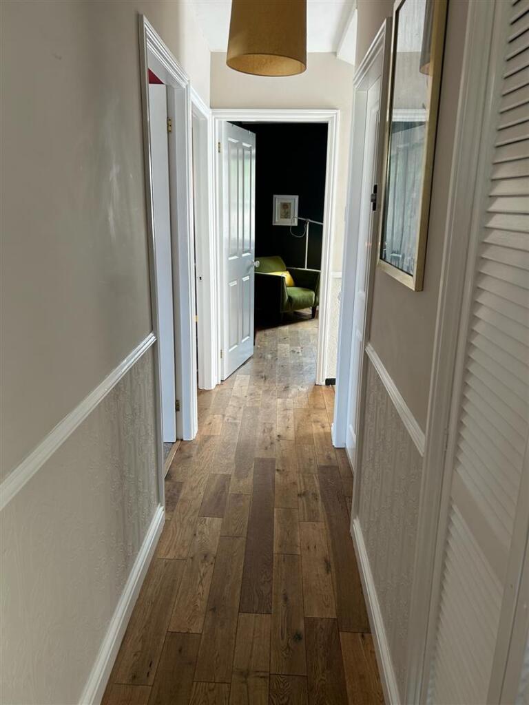 Apartment hallway to lounge