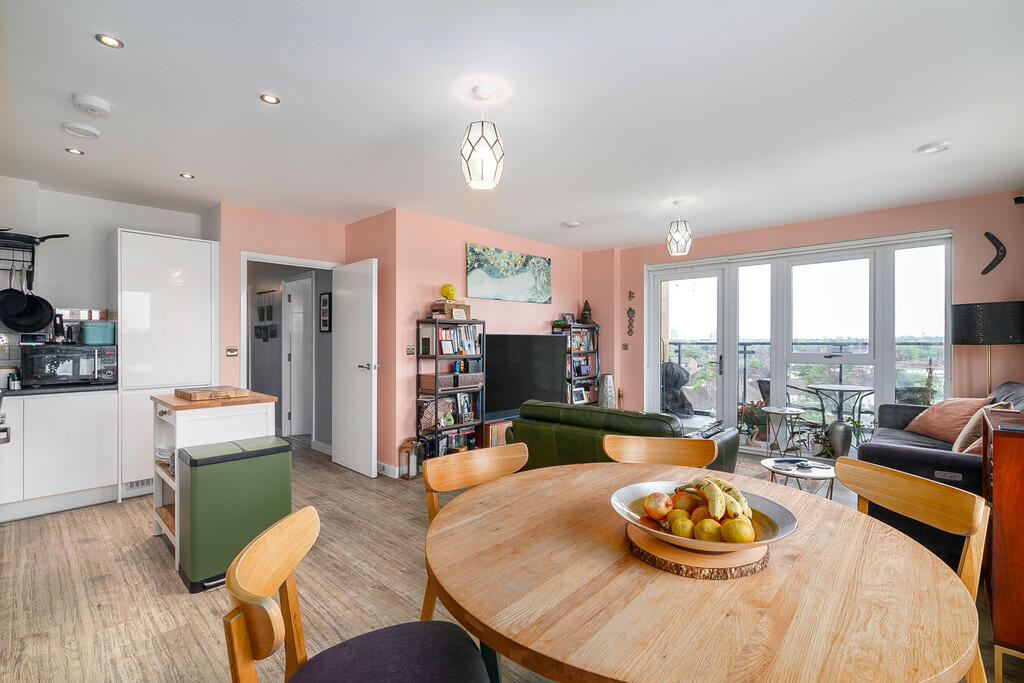 Lounge kitchen vi...