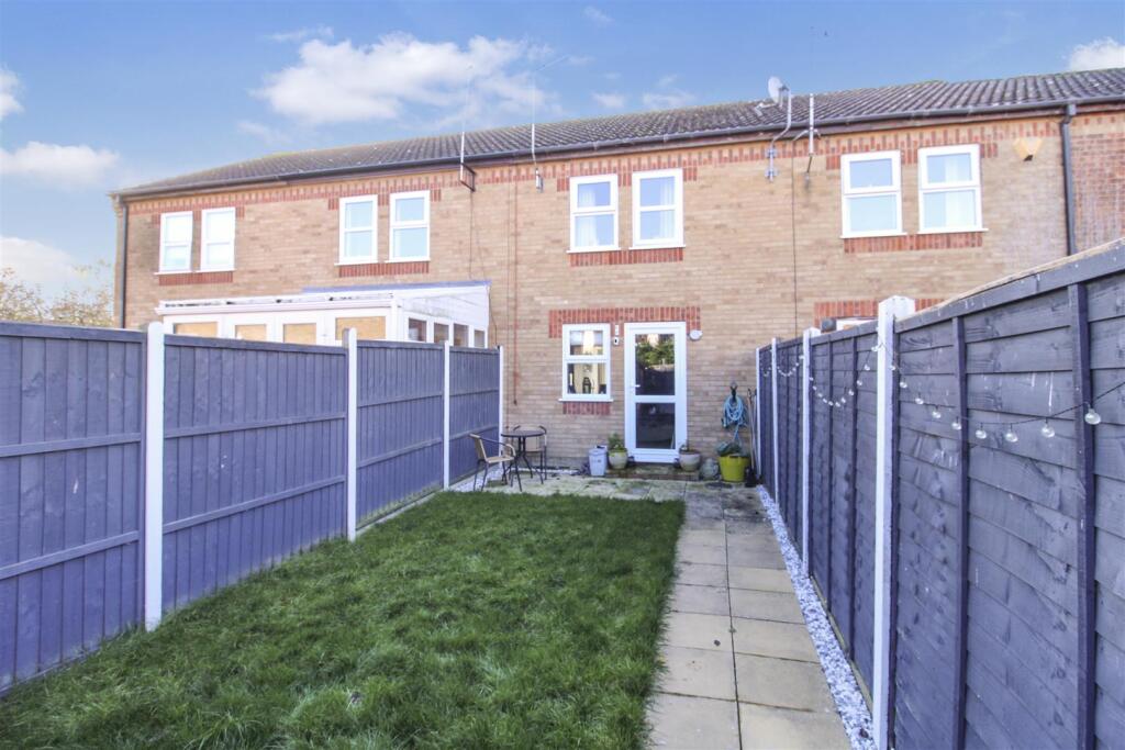Rear of property