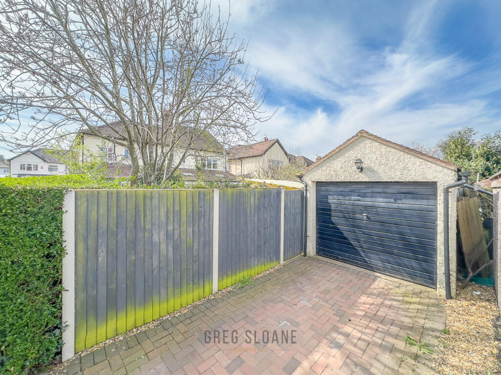 Garage and Rear Driveway