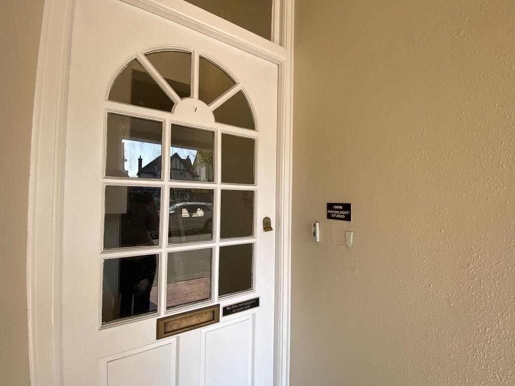 communal entrance door