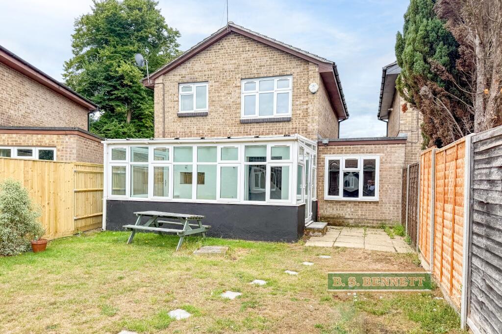 Rear of property