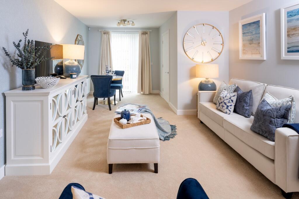 Show home living room