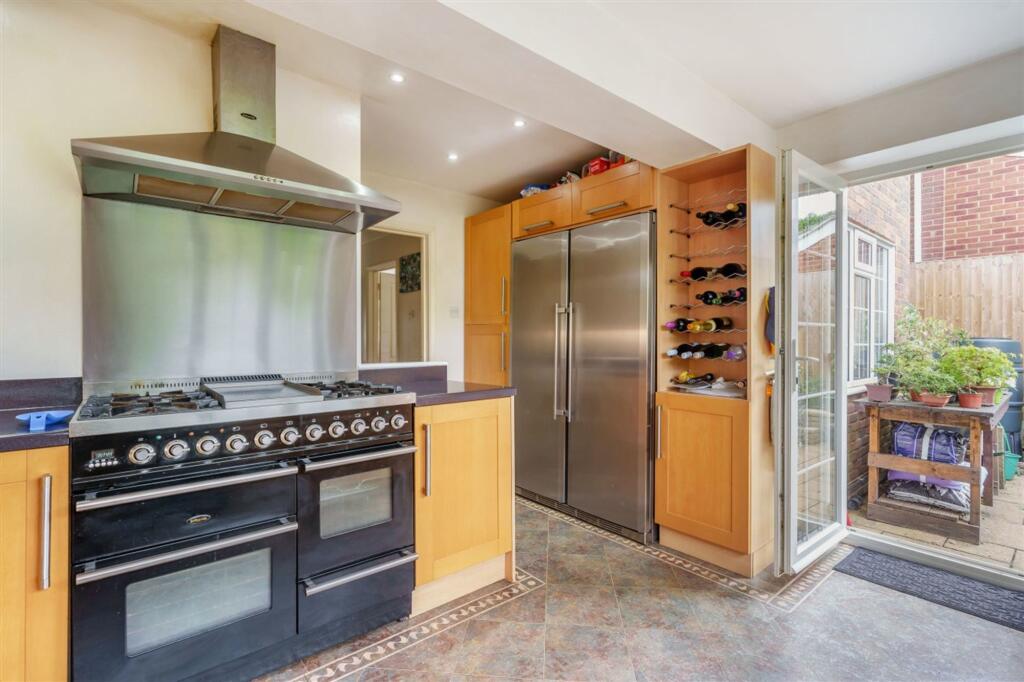 Kitchen with utility area