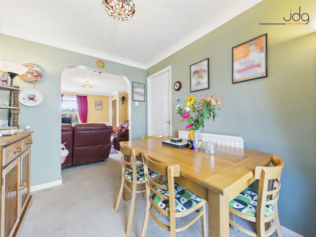 Open plan Living Dining with attached Sun Room