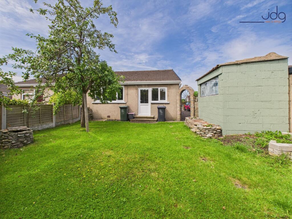 Rear of the propertyWell maintained rear Garden