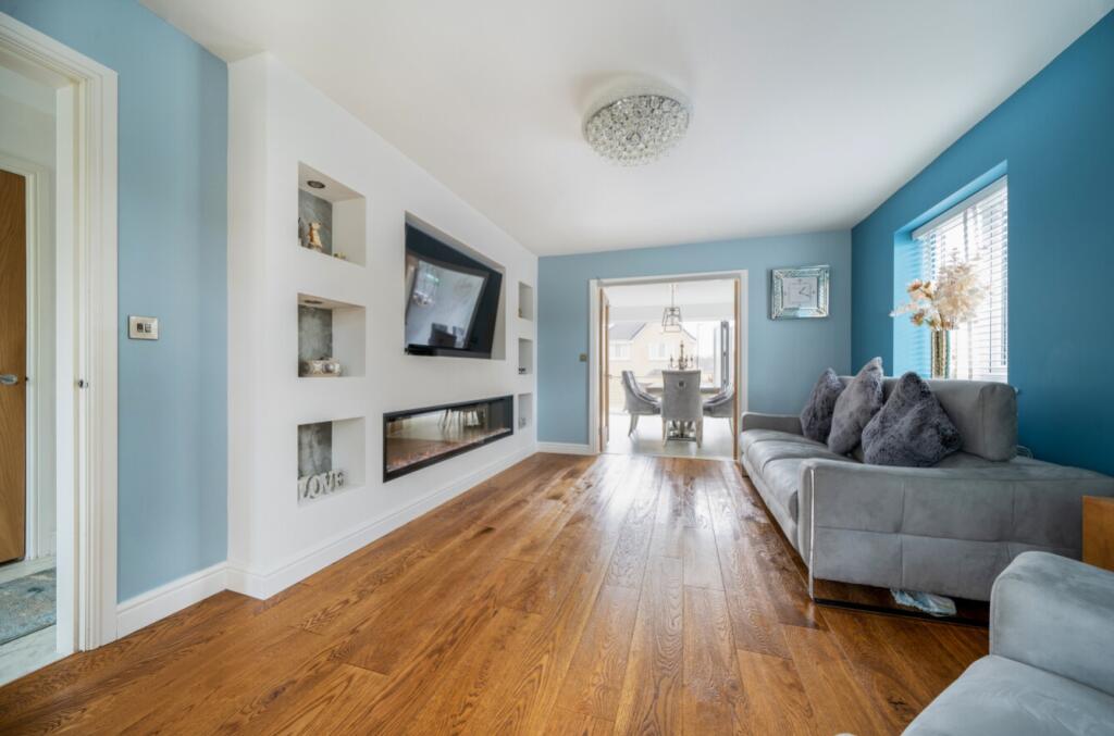 Living Room with Media Wall