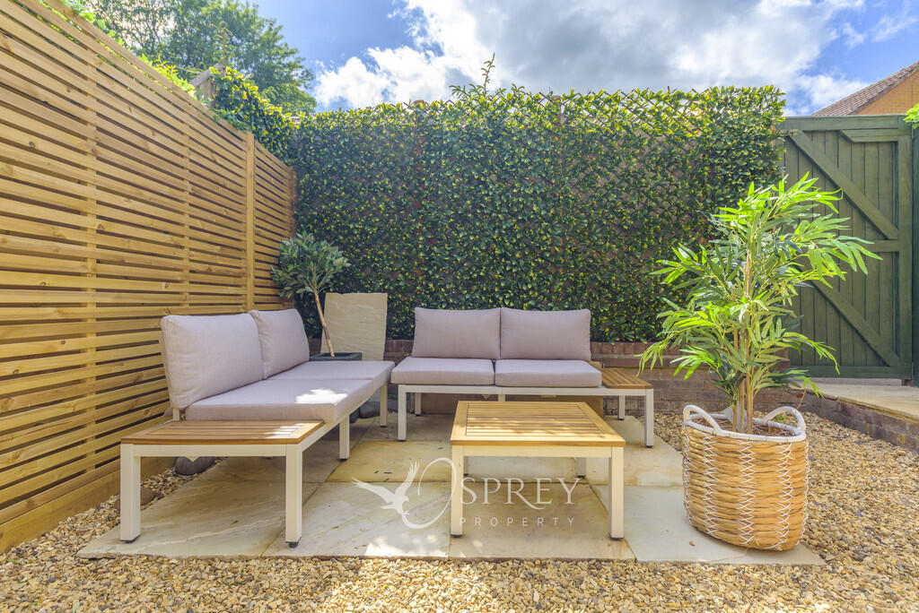 Rear Patio in the...