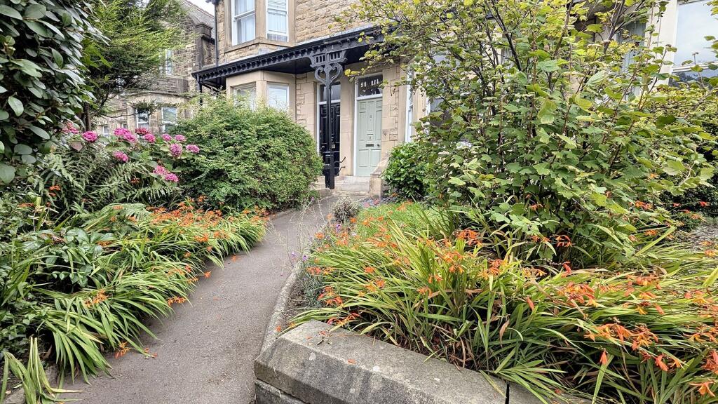 Front of the property in bloom