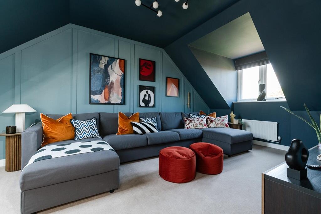 Transform bedroom 2 into a home cinema or games room