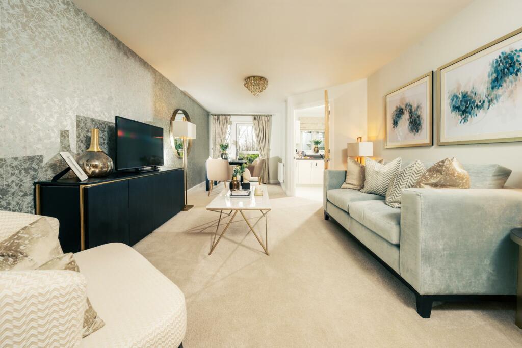 Lancaster Court, Cockermouth - Show Apartment Living Room  