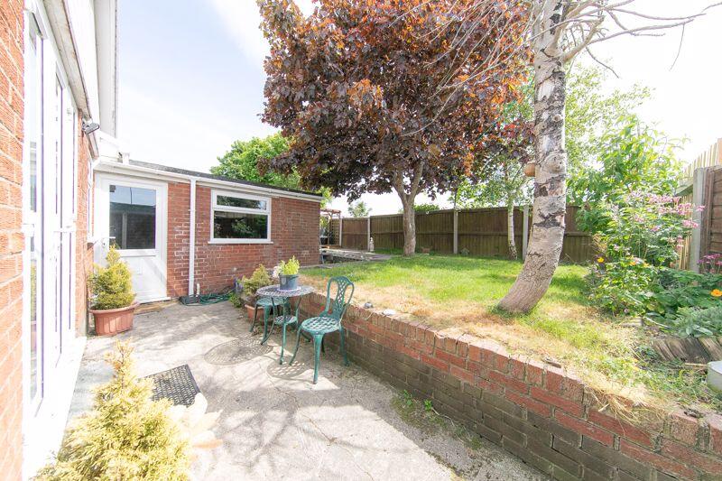 Private South facing garden