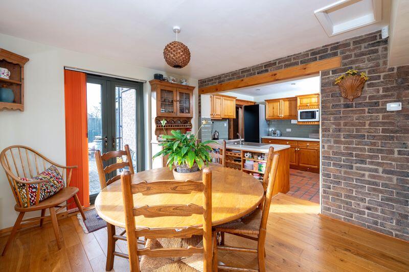 Dining area through to kitchen
