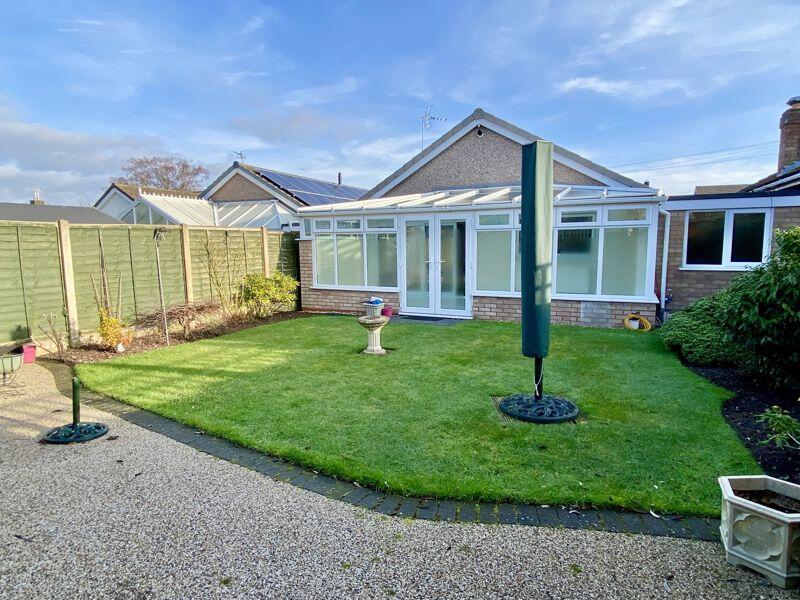 Bungalow from garden