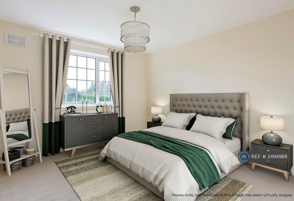 Bedroom One With Built In Storage And Rear Aspect 