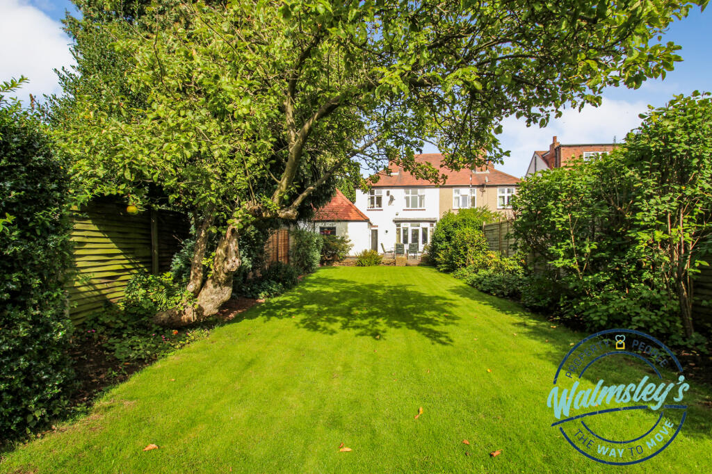Rear view and gardens