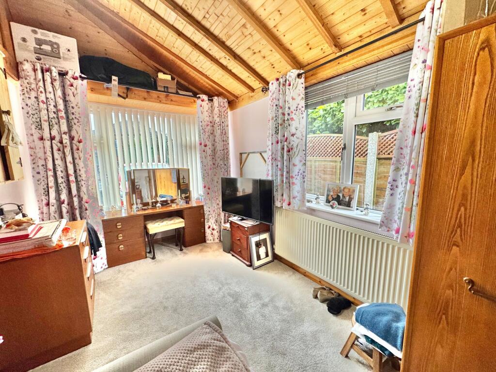 Converted Garage as Bedroom Four