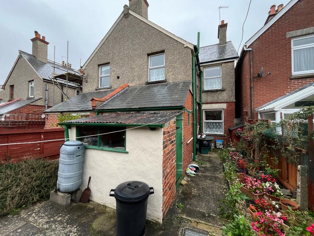 Rear of property