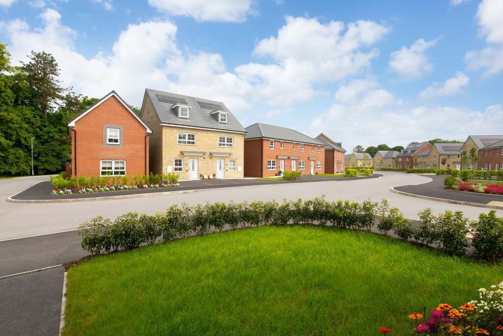Typical Barratt Homes street scene