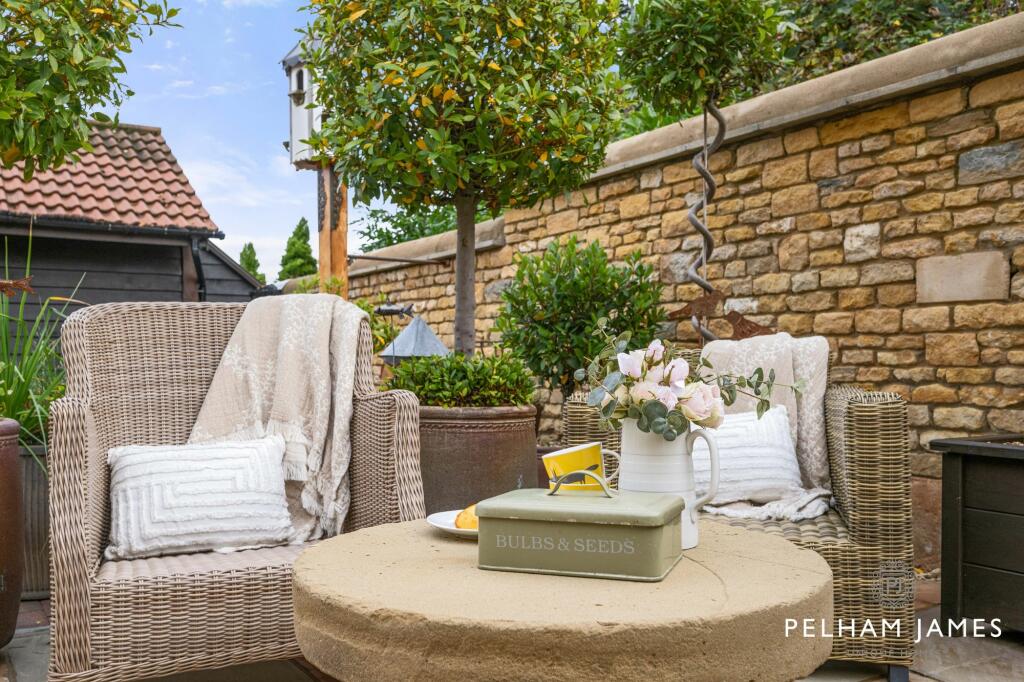 Courtyard Garden, Moorside, The Nook, Easton on the Hill