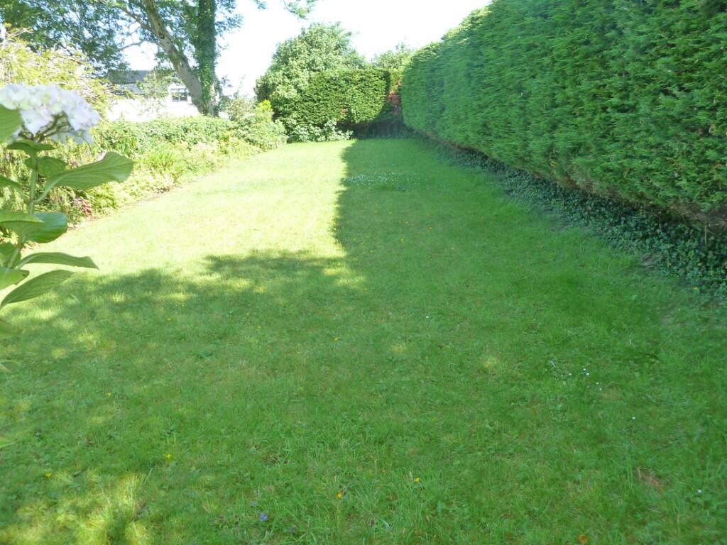 Large side garden