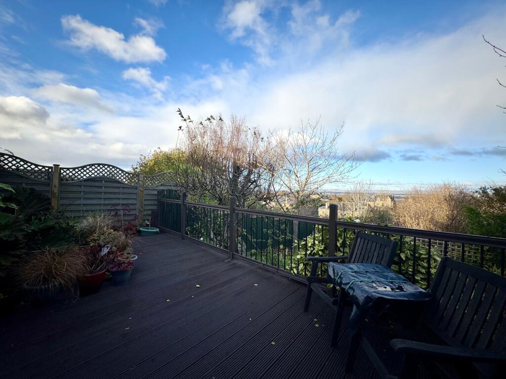 Decking Area With Pond