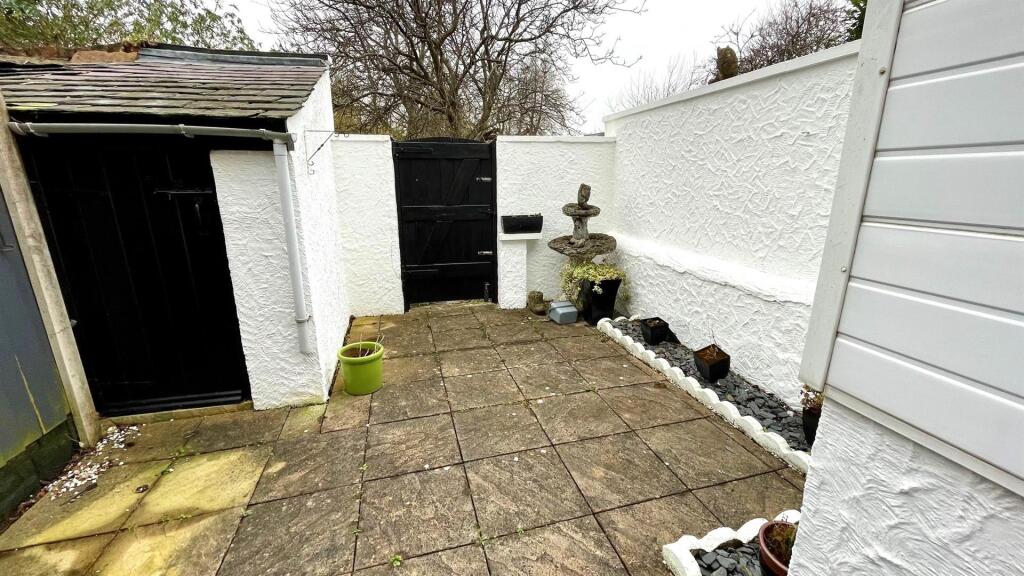 PAVED REAR GARDEN