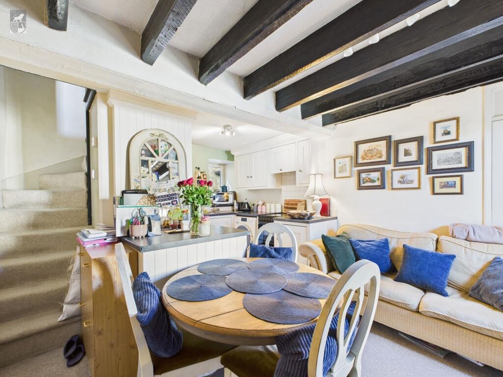 Open plan living area.