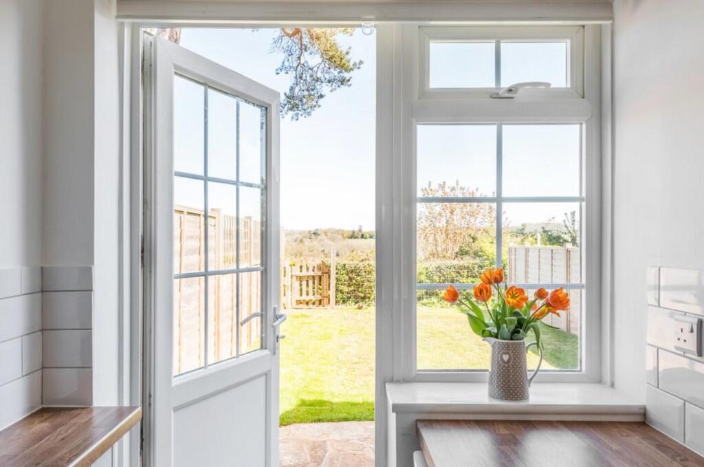 View from kitchen