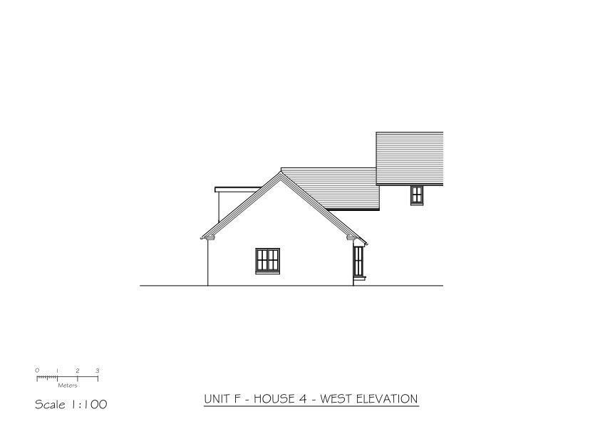 House 4 - West Elevation