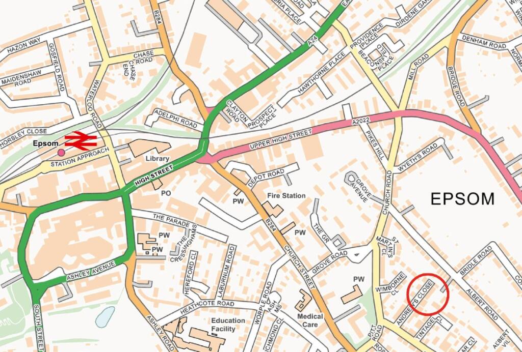 NOT TO SCALE FOR INFORMATION ONLY © ES100004608