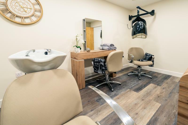 Relax and be pampered in the salon  