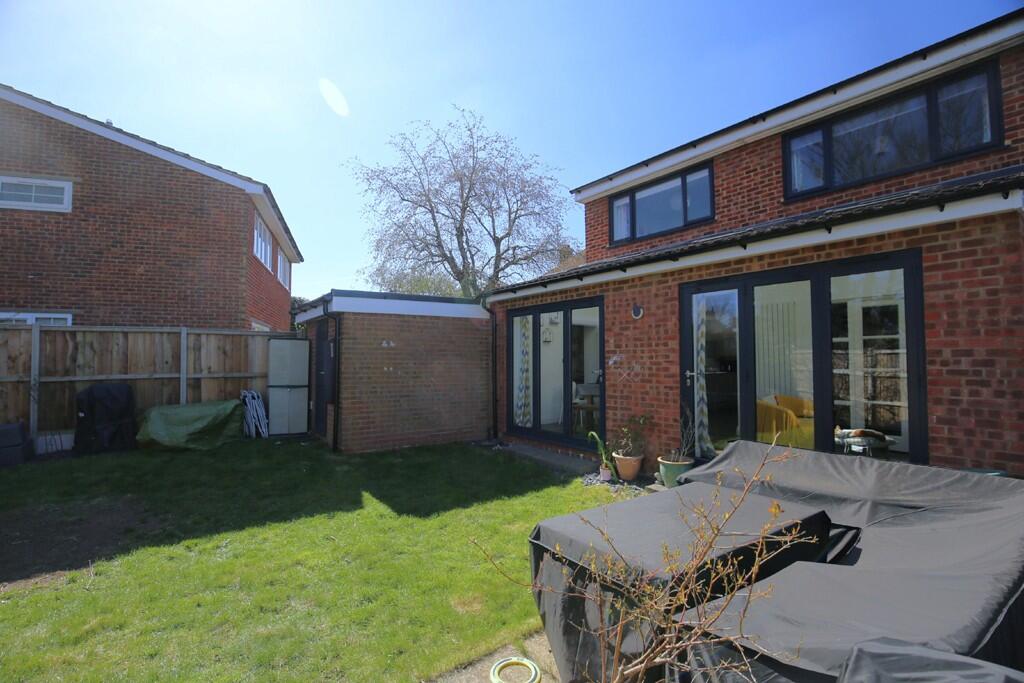 Rear of property