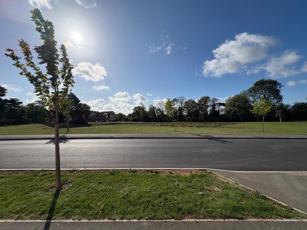 green space at front