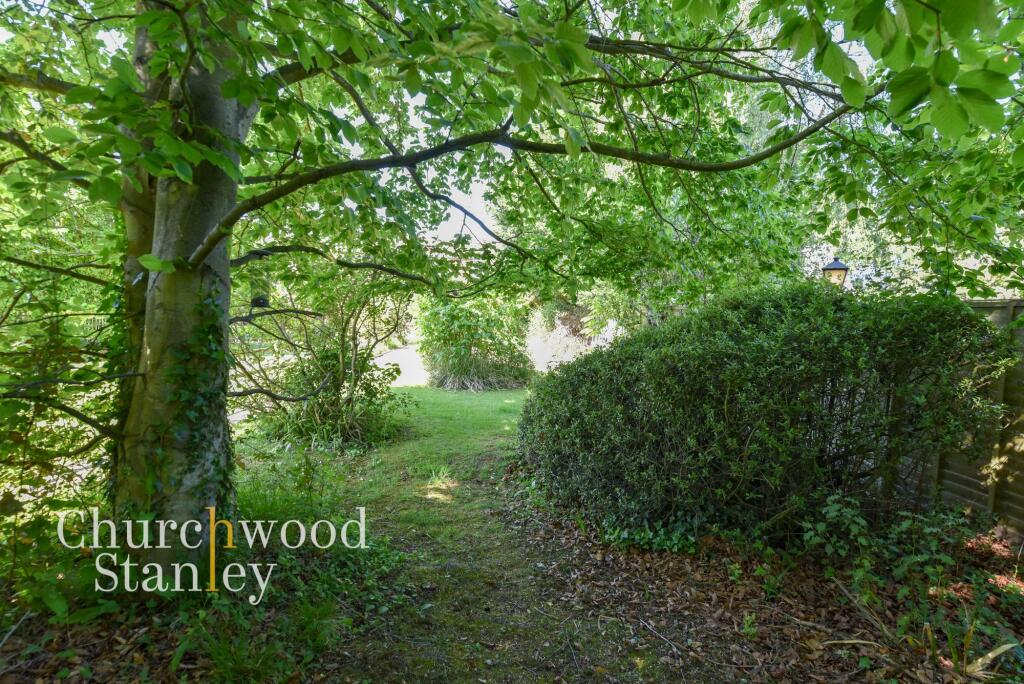 Mature front garden