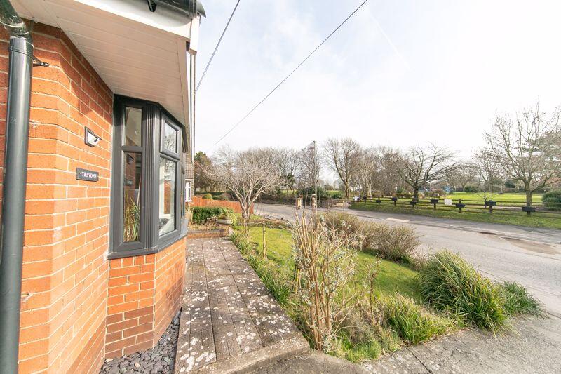 Front garden and open aspect