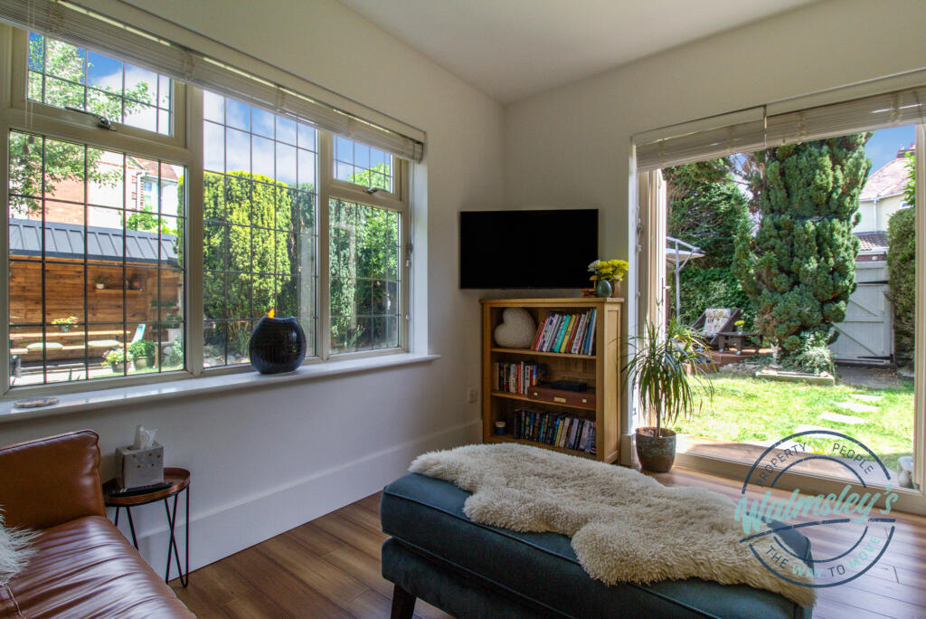 Garden room with French doors