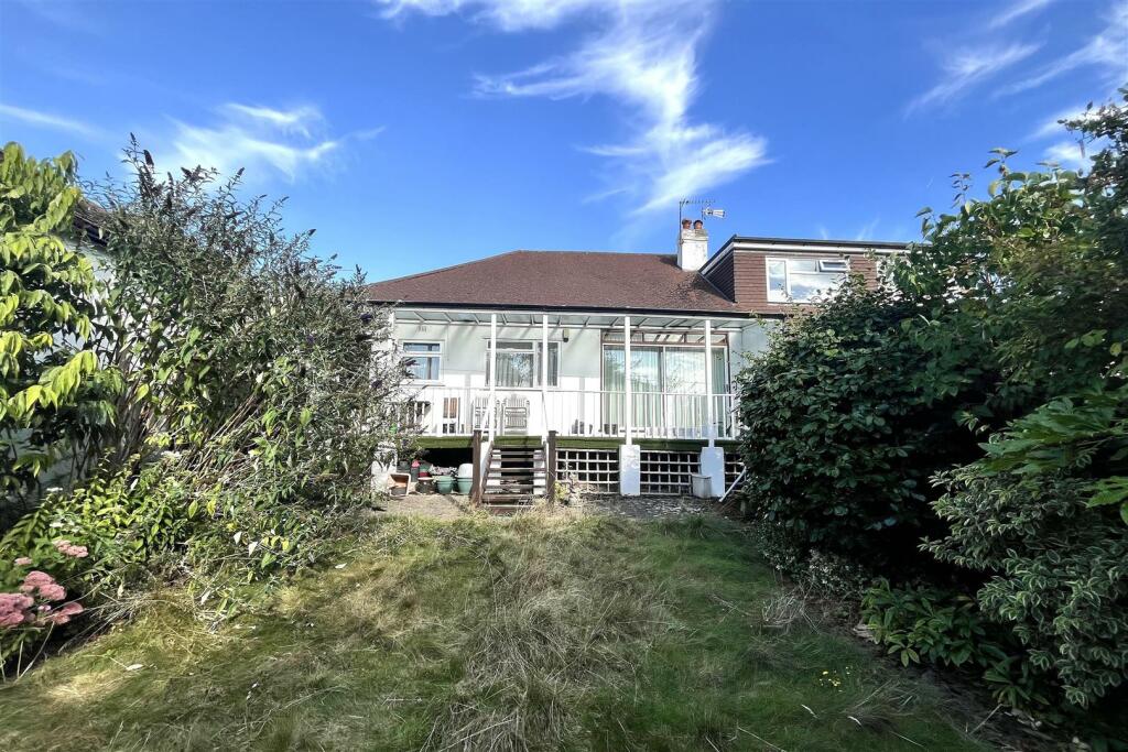 REAR ELEVATION OF PROPERTY: