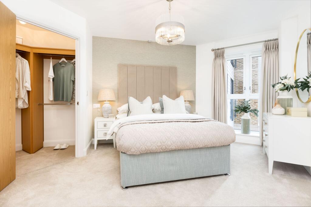 Show home master bedroom  